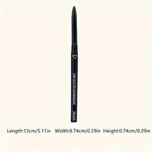 Black waterproof matte eyeliner pen with angled tip and slim pen body