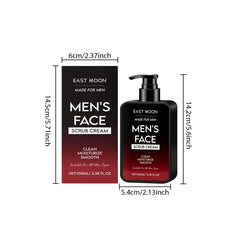 Exfoliating Moisturizing Men's Face Oil Control Scrub Cream Exfoliating Face Remove Blackhead Grease Nourish Soothing Skin Care