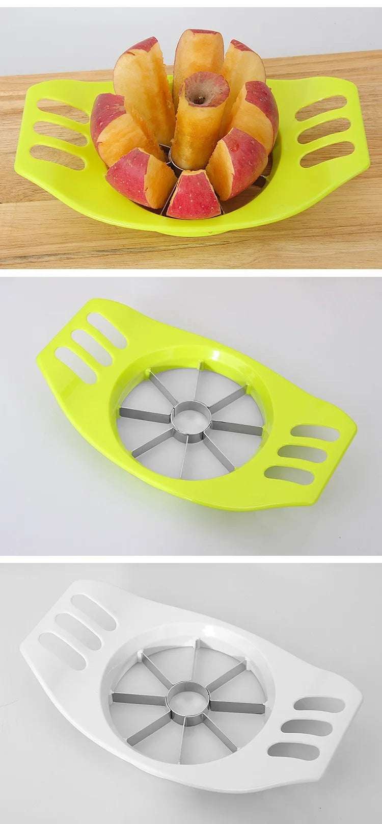 Stainless Steel for Apple-Cutter Slice Apples in Seconds with this 1pc Stainless Steel for Apple-Cutter