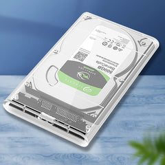 علبة محرك أقراص صلبة SATA SSD مقاس 2.5 بوصة بمنفذ USB 3.0 مع سرعة نقل 5 جيجابت في الثانية، وعلب أقراص صلبة خارجية متنقلة وكابل