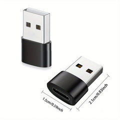 1/2pcs USB C Adapter Type C To USB Adapter for Mobil Phone Male To Female USB C Converter USB Type-C Converter for PC Laptops