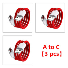 Oneplus 13 12 11 Cable Original 80W Supervooc Warp Charge Usb Type C Cable 100W Fast Charge One Plus 10T Nord CE 4 10 Ace 3 Pro