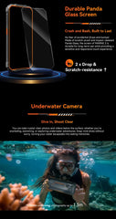 Blackview OSCAL Marine 2 Rugged Phone 8GB RAM 256GB Smartphone AI 11000mAh Battery 6.56 " HD+Display Unisoc T61 Android 15 NFC