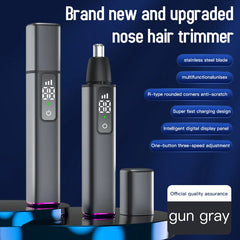 Xiaomi New Rechargeable Touch Screen Electric Ear Nose Hair Trimmer Type-C Fast Charging Portable Clipper Trimmer For Nose