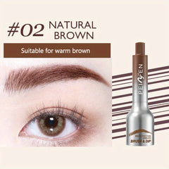 1 PC 3D Eyebrow Gel Dyeing Cream with Brush Long-lasting Air-cushion Dye Brows Tint Long-lasting Natural Makeup Eyebrow Enhancer