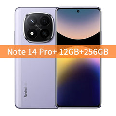 Xiaomi Redmi Note 14 Pro+ Plus 5G Global Version Cell Phone 200MP AI Camera Snapdragon 7s Gen 3 120W HyperCharge 1.5K 120Hz IP68