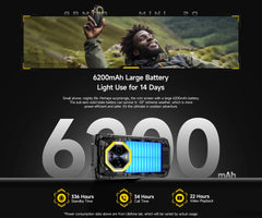 هاتف Ulefone Armor Mini 20 4G 4.7" Rugged Phone 64MP Night Camera Android 14 Smartphone 6200mAh Mobile Phone NFC 16GB+256GB 33W G99