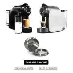 كبسولة قهوة قابلة لإعادة التعبئة متوافقة مع آلات صنع القهوة DETAL Q NDIQ7323 DETALQ MILKQOOL LAVAZZA EP MINI