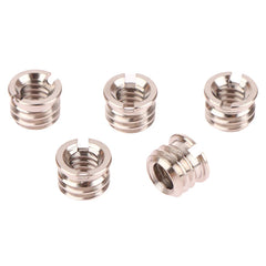 5Pcs Camera Screw Nut 1/4 To 3/8 Inch Convert Screws Standard Adapter Screw Quick Release Screw Tripod Mount Adapter Screw