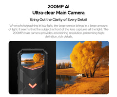 DOOGEE V Max Plus Rugged Phone 22000mAh 36GB(16+20) 512GB 200MP Camera Phone 6.58" 120Hz Dimensity 7050 Android14