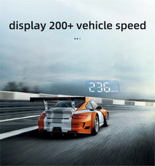 شاشة M3 HUD Obd2 للكمبيوتر الموجود على متن السيارة وشاشة عرض أمامية للزجاج الأمامي وشاشة عرض كبيرة للخط ونظام E-OBD ونظام تحديد المواقع العالمي (GPS) مناسب لجميع السيارات M1