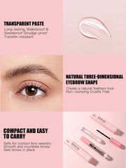 1pc Waterproof Eyebrow Styling Cream Long Lasting Quick-drying Natural Wild Eyebrow Styling Soap Brow Makeup