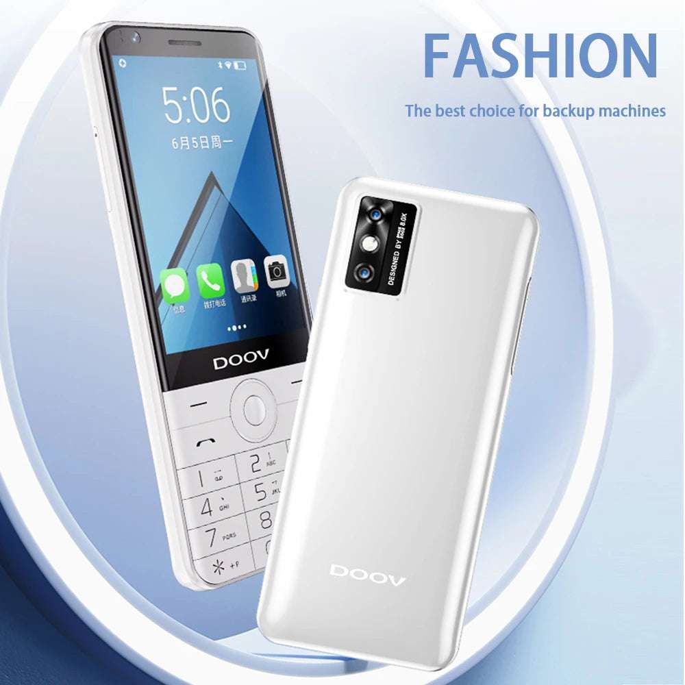 UNIWA DOOV R17 Pro Smart Touch Screen 4G Mobile Phone Whatsapp Android 13 Keypad Phones 3.54" 4GB 64GB 2300mAh Hebrew keyboard