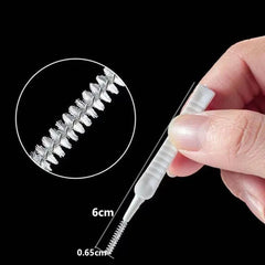 Earphone Accessories Charging Port Cleaning Brush 65mm Dust Hole Clean Mini Brush Bendable Mini Soft Round Brushes Cleaner Sets
