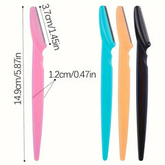3/5/6/12/24Pcs Multifunction Eyebrow Razor Kit - Precise Trimming, Shaping,Facial Hair Removal Tool with Easy Grip Handle