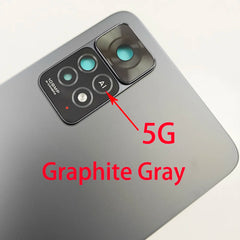 For Xiaomi Redmi Note 11 Pro 4G 5G , A+ Glass Back Rear Housing Cover 11E Pro Back Door Replacement Hard Battery Case