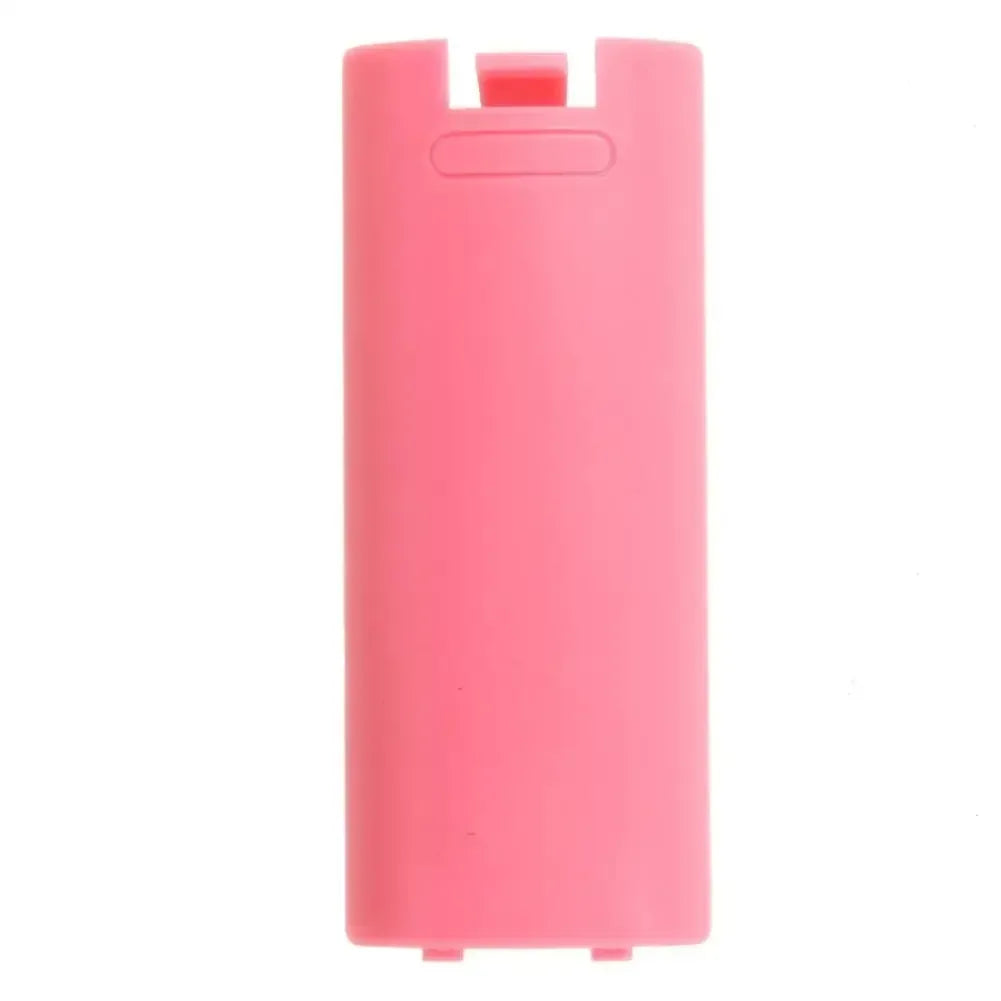 Wii remote battery cover, pink plastic back panel