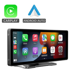 10.26 بوصة مرآة سيارة راديو مشغل فيديو متعدد الوسائط عالمي لاسلكي Carplay شاشة أندرويد أوتو مع بلوتوث AUX USB