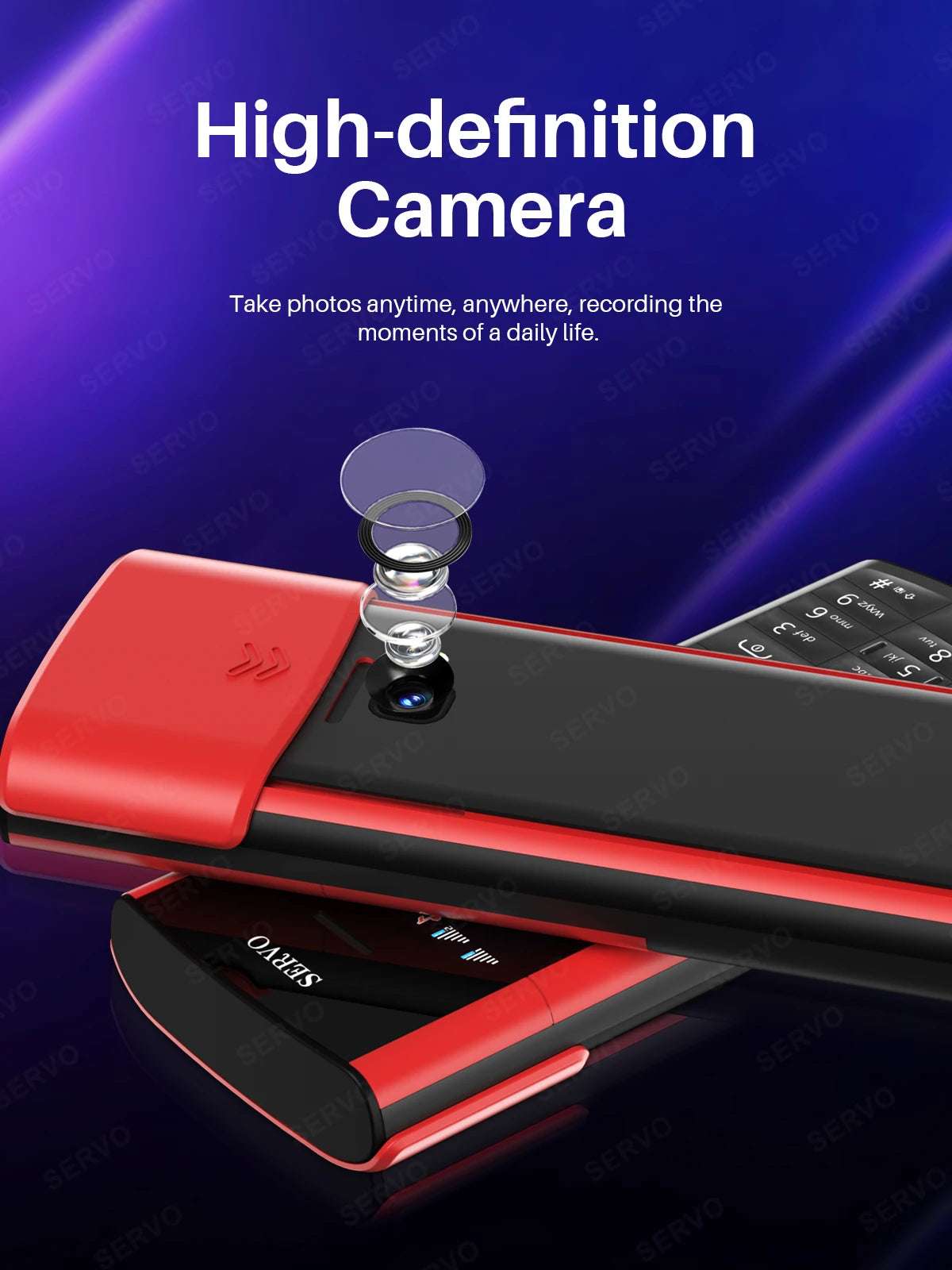 SERVO R25 PRO Originality Mobile Phone Dual SIM 2GGSM TWS Super Sound Blacklist Bluetooth Dial Speed Dial Auto Call Record Torch