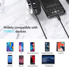 كابل صوت USB من النوع C إلى 3.5 مم AUX سماعة رأس ومحول مقبس سماعة رأس AUX للسيارة لهاتف Samsung S20 Plus Note 20 S21 Ultra Tab S7