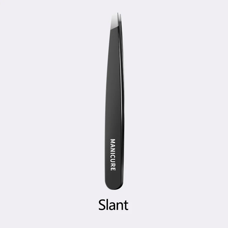 4pcs Tweezers Set - Professional Stainless Steel Tweezers For Eyebrows - Great Precision For Facial Hair, Splinter And Ingrown