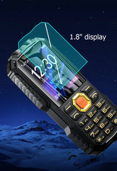 4G LTE Senior Flip Phone for Elderly Large Buttons Powerbank Long Standby SOS Call LED Light Loud Sound Fast Dial