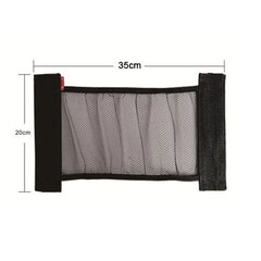 Car Trunk Elastic Mesh Fixed Straps Car Interior Organizer Extinguisher Storage Net Bag Seat Back Fixing Bag Auto Accessories