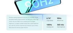 【الإصدار الأول】 هاتف realme Note 60 الذكي، كاميرا 32 ميجابكسل، شاشة 6.74 بوصة، معدل تحديث 90 هرتز، بطارية 5000 مللي أمبير، IP64، شريحة قوية ثماني النواة