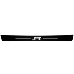 Car Door Sill Carbon Fiber Sticker Threshold Side Anti Scratch Waterproof Decal for Jeep Renegade Wrangler JL JK Gladiator Grand