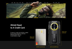 هاتف Ulefone Armor Mini 20 Pro 5G 4.7 بوصة هاتف متين 64 ميجابكسل كاميرا ليلية أندرويد 14 هاتف ذكي 6200 مللي أمبير 16 جيجابايت + 256 جيجابايت هاتف محمول LED