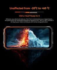 Blackview OSCAL Marine 2 Rugged Phone 8GB RAM 256GB Smartphone AI 11000mAh Battery 6.56 " HD+Display Unisoc T61 Android 15 NFC