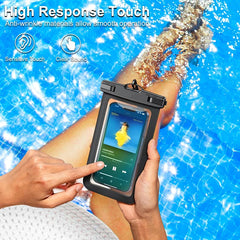 Waterproof Phone Pouch, IPX8 Waterproof Phone Case Bag Beach Essentials for Cruise Travel for iPhone 15 14 13 Pro Max Plus