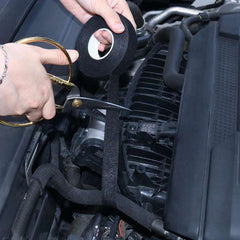 15M Heat-resistant Adhesive Cloth Fabric Tape For Car Auto Cable Harness Wiring Loom Protection Mute To Eliminate Abnormal Noise