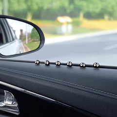 12 Pcs Cute Soot Sprites Automotive Interior Decoration Accessories for Car Rearview Mirror and Dashboard Funny Ornament Gifts