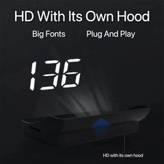 GPS Head-Up Display Auto Electronics HUD Projector Digital Display For All Car Speedometer Accessories KMH/MPH F6B6