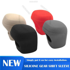 Car Silicone Automatic Gear Shift Knob Cover Antislip Shifter Knob Univeral Fit Shifter Handle For Toyota C-HR For Camry Corolla