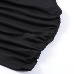 Backless Sexy Off Shoulder Halter Tank Tops Women Vintage Sleeveless Crop Top Y2K Clothes Club Female Casual Summer