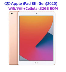 96% New Original Unlocked Apple iPad 10.2 (2020) iPad 8 Wifi/Wifi+Cellular 3GB RAM 32GB ROM A12 Bionic Retina IPS LCD Tablet