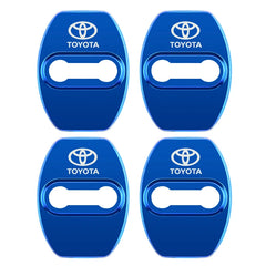 4PCS Car Door Lock Cover Case For Toyota chr Corolla Camry rav4 Yaris hilux prius avensis auris Prado verso fortuner Accessories