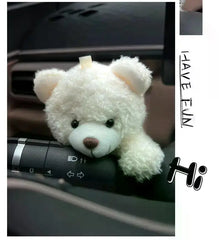 Car Interior Decoration Ornaments Car Mounted Gear Guard Decoration Panda Doll 2024 New Turn Signal Wiper Cartoon Doll