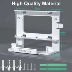 Wall Mounting Bracket Wall&Roof Installation Metal Kit Router Mounting Kit for StarLink Gen3 V4 Router Power Wireless Wifi Rack