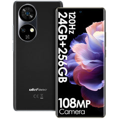 Ulefone Note 17 Pro Smartphone 6.78" 120HZ AMOLED Curved Display 24GB+256GB  108MP Camera 5050mAh Global Version