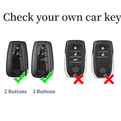 Car Key Case Protector Soft TPU Key Shell Cover Auto Accessories For Toyota Prius Camry Corolla C-HR CHR RAV4 Prado 2018 2022