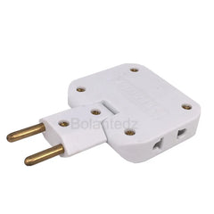 EU Plug 3 AC Outlet Power Strip Multiprise 1 Convert 3 Extension Electrical Socket 180° Rotating Fulfillment Socket AC Adapter