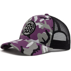 قبعة بيسبول صيفية شبكية للنساء والرجال من ENJOY LIFE مع رقعة حروف Snapback قبعة كاجوال قابلة للتنفس للجنسين قبعات سائقي الشاحنات في الشارع الهيب هوب