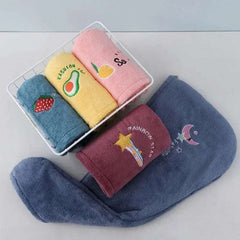 1pc Quickly Dry Hair Hat Super Absorbent Soft Bathroom Women Head Towels Girls Cute Hair Towel Hair Dry Wrap Bonnets