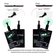 Wireless Charger Receiver Phone Charger Coil USB-C For iPhone 5 5s 6 6s 7 7 Plus Xiaomi Samsung Micro USB Type C Fast Receptor