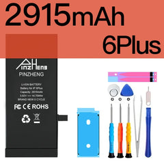 PINZHENG Real High Capacity Battery For iPhone 8 SE2020 6 6S 7 8Plus X Xs Max Xr Phone Replacement Batteries Warranty One Year