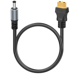 16AWG XT60 Female To DC5521 Male Power Cable Adapter for Solar Power Station and Laptops