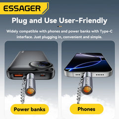 Essager TypeC Mini Cigarette Lighter Tungsten Wire Blowing Safety and Energy Saving Without Charging Can Be Carried On The Plane